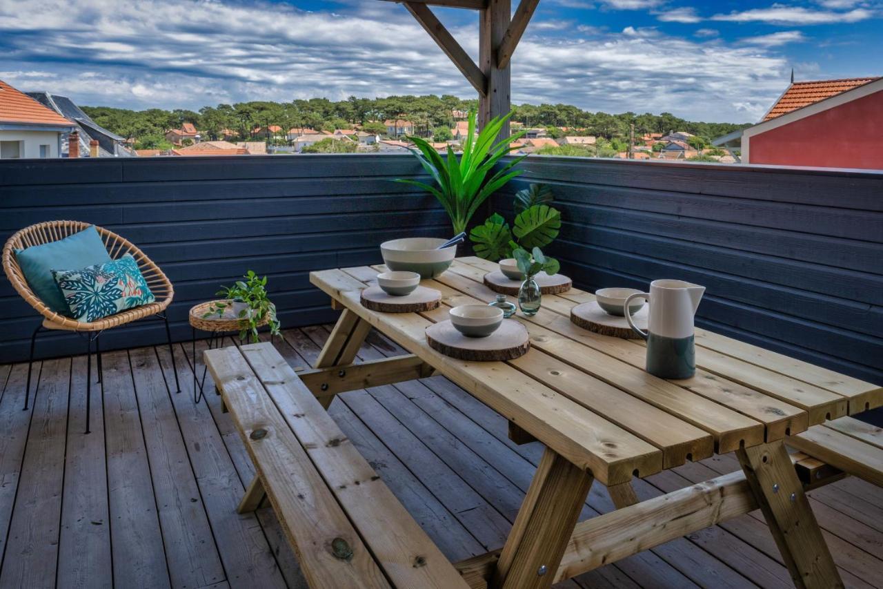 Mamita 4 "Wooded Stopover Apartment" T2 47M Terrace 24M Lacanau Exterior photo